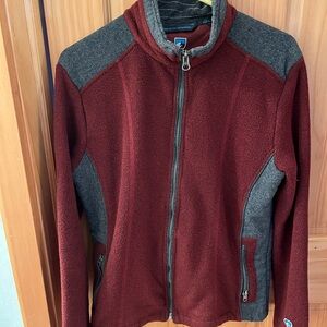 Kuhl Women’s Burgundy and Charcoal  Jacket